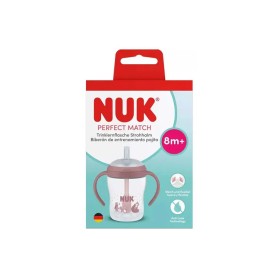 Preview 2 of Nuk Perfect Match Bear Εκπαιδευτικό Μπιμπερό με Καλαμάκι Σιλικόνης 8m+ 150ml